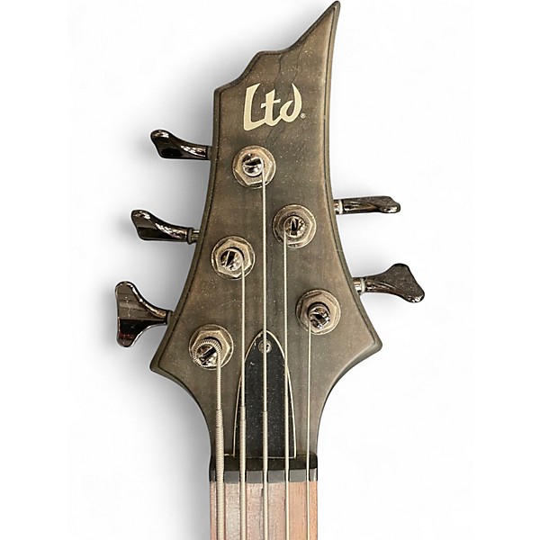 Used ESP LTD B205SM 5 String Satin Black Electric Bass Guitar