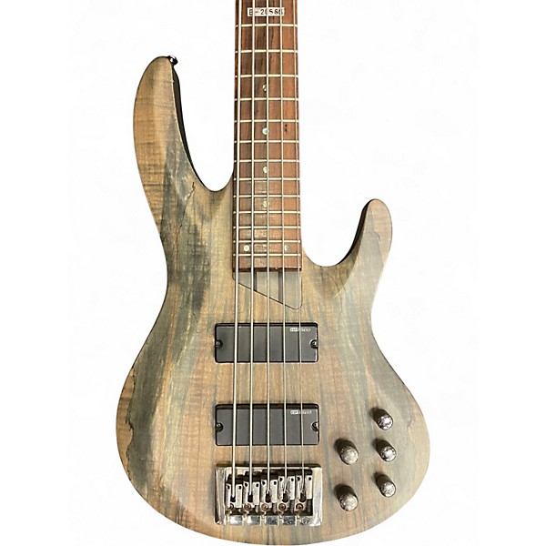 Used ESP LTD B205SM 5 String Satin Black Electric Bass Guitar
