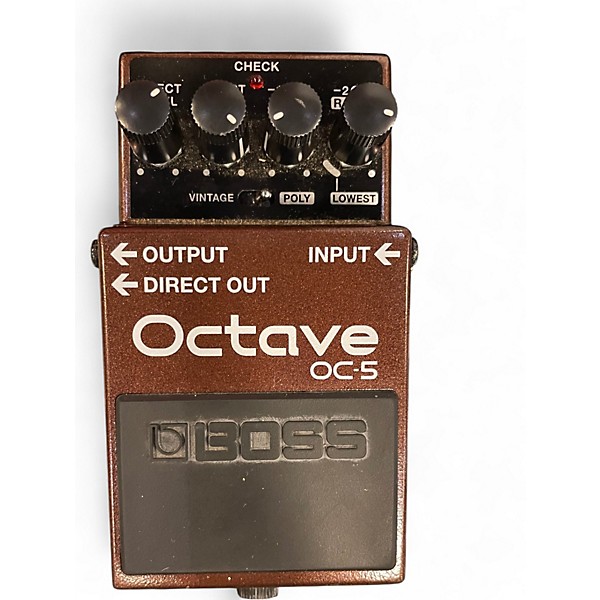 Used BOSS OC-5 Octave Effect Pedal