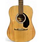 Used Fender FA125 Natural Acoustic Guitar