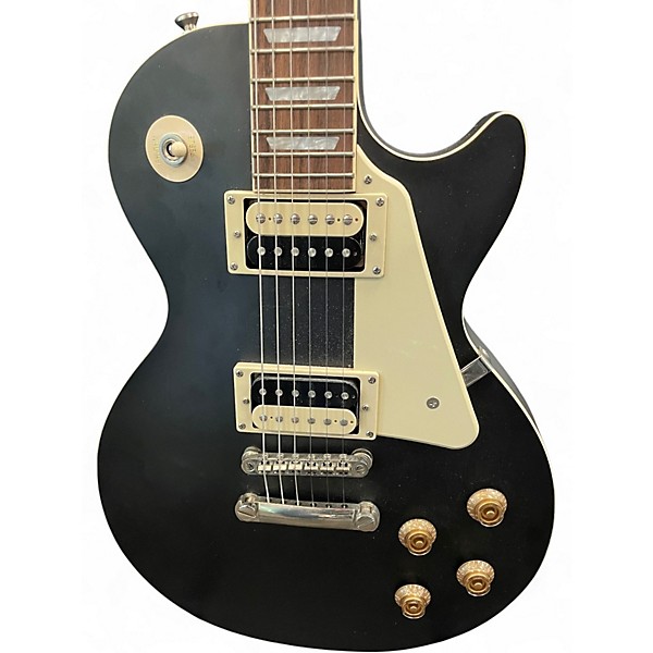 Used Epiphone Les Paul Traditional Pro IV Ebony Solid Body Electric Guitar