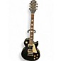 Used Epiphone Les Paul Traditional Pro IV Ebony Solid Body Electric Guitar