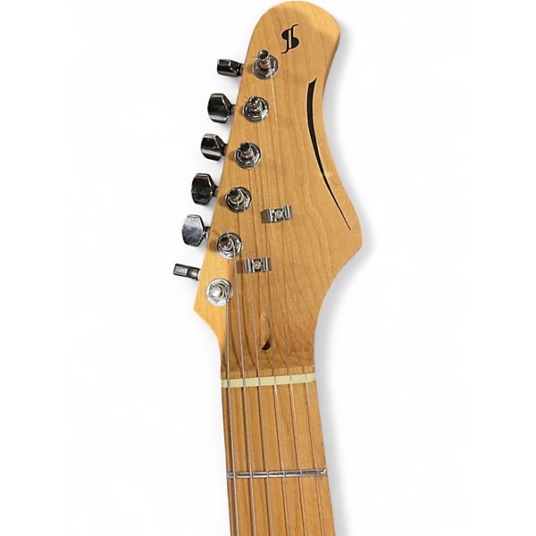 Used Stagg SES-55 Trans Orange Solid Body Electric Guitar