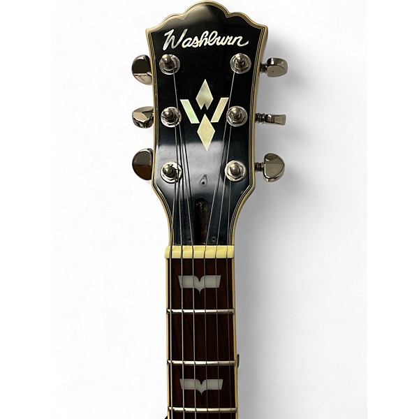 Used Washburn wi-66-pro Blue Solid Body Electric Guitar