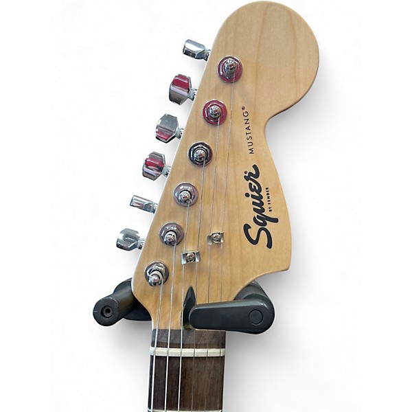 Used Squier Bullet Mustang HH Olympic White Solid Body Electric Guitar
