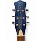 Used Danelectro 59 MOD NOS + DEEP BLUE METAL FLAKE SPARKLE Hollow Body Electric Guitar