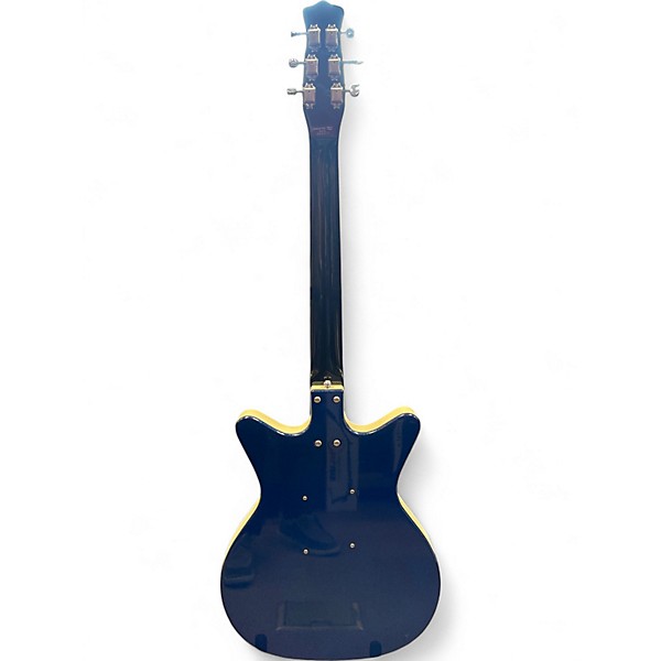 Used Danelectro 59 MOD NOS + DEEP BLUE METAL FLAKE SPARKLE Hollow Body Electric Guitar