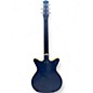 Used Danelectro 59 MOD NOS + DEEP BLUE METAL FLAKE SPARKLE Hollow Body Electric Guitar