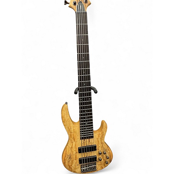 Used ESP LTD B206SM 6 String Natural Electric Bass Guitar