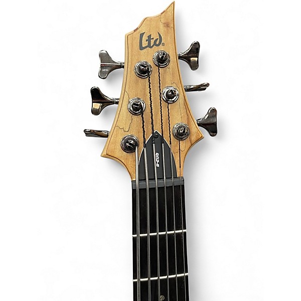Used ESP LTD B206SM 6 String Natural Electric Bass Guitar