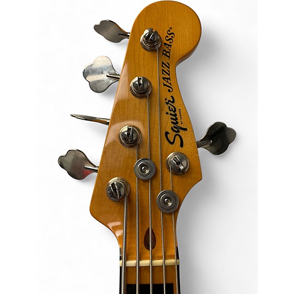 Used Squier Classic Vibe Jazz Bass Black Electric Bass Guitar