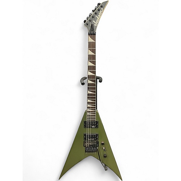 Used Jackson JS32 King V MATTE ARMY DRAB Solid Body Electric Guitar