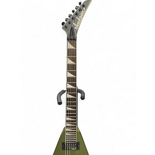 Used Jackson JS32 King V MATTE ARMY DRAB Solid Body Electric Guitar