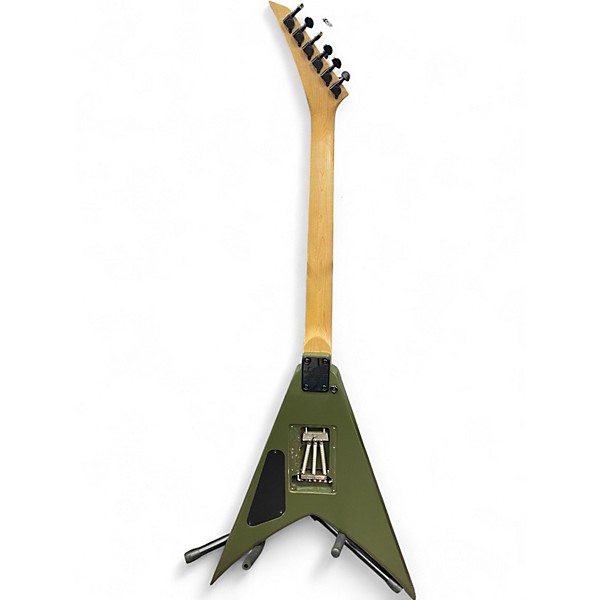 Used Jackson JS32 King V MATTE ARMY DRAB Solid Body Electric Guitar