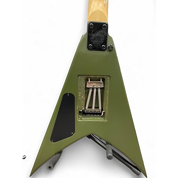Used Jackson JS32 King V MATTE ARMY DRAB Solid Body Electric Guitar