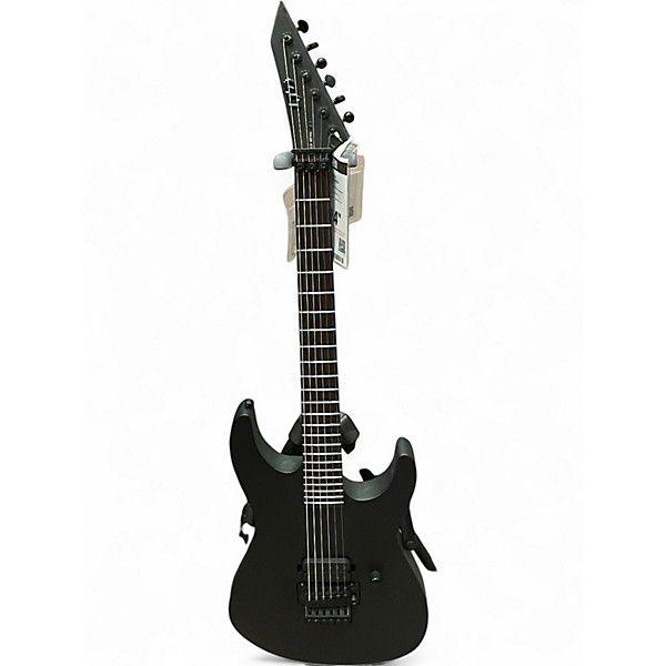 Used ESP LTD M Black Metal Black Solid Body Electric Guitar