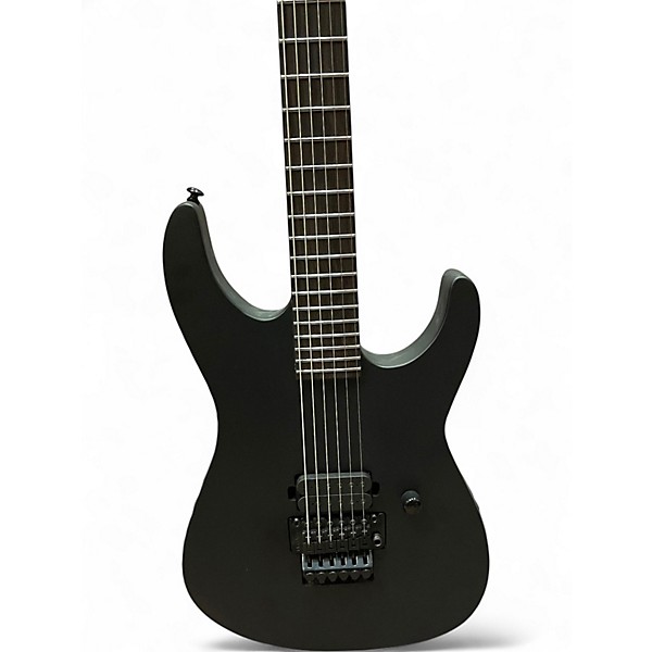Used ESP LTD M Black Metal Black Solid Body Electric Guitar