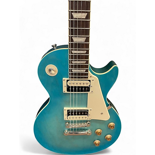 Used Epiphone Les Paul Traditional Pro IV BLUE Solid Body Electric Guitar