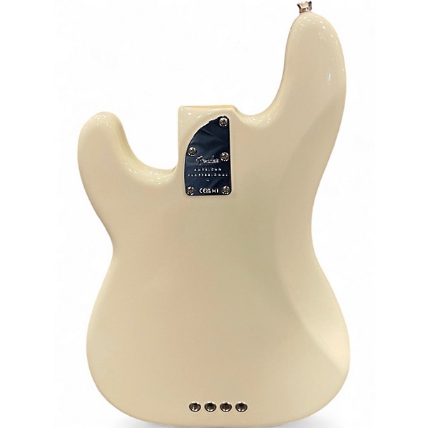 Used Fender AMERICAN PROFESSIONAL II P BASS Olympic White Electric Bass Guitar