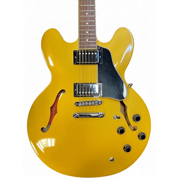 Used Epiphone ES335 Traditional Pro Metallic Gold Hollow Body Electric Guitar