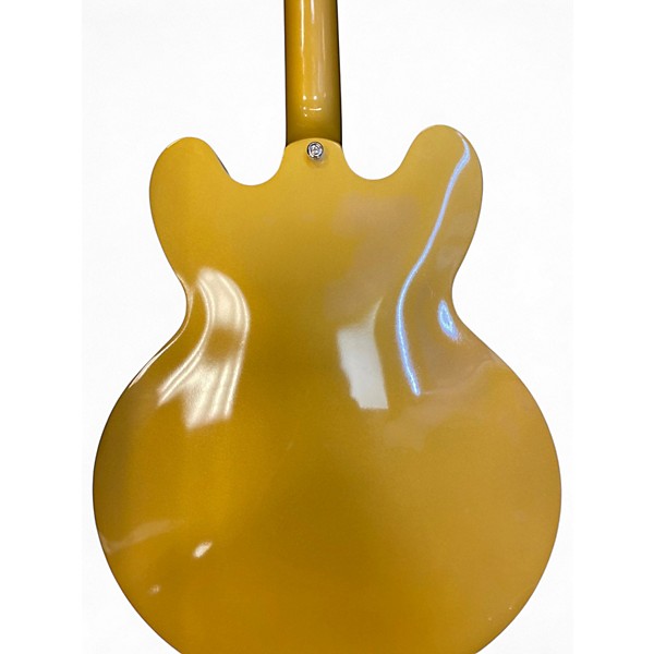 Used Epiphone ES335 Traditional Pro Metallic Gold Hollow Body Electric Guitar