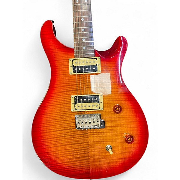 Used PRS SE Custom 22 Cherry Sunburst Solid Body Electric Guitar