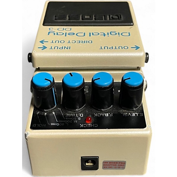 Used BOSS DD3 Digital Delay Effect Pedal