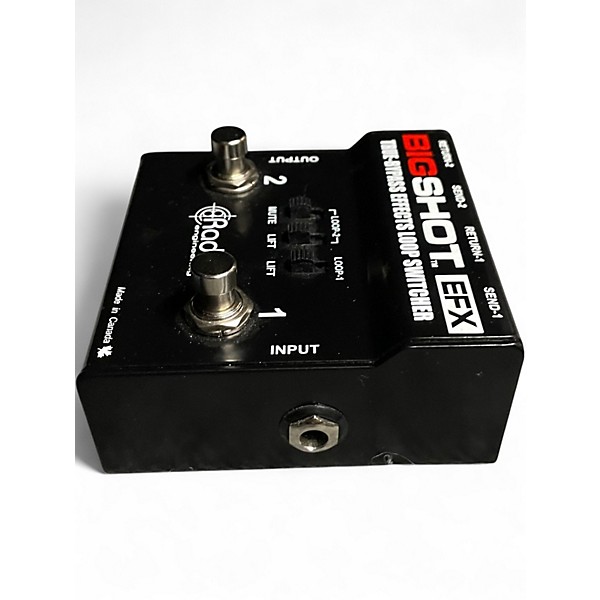 Used Radial Engineering Bigshot True Bypass FX Loop Switcher Pedal