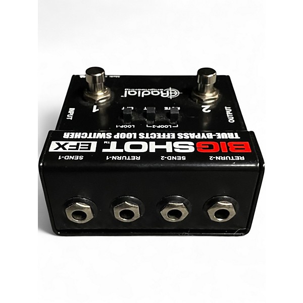 Used Radial Engineering Bigshot True Bypass FX Loop Switcher Pedal
