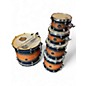 Used Mapex 5 Piece Saturn Studioease 6 Piece Amber Drum Kit thumbnail