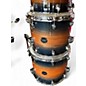 Used Mapex 5 Piece Saturn Studioease 6 Piece Amber Drum Kit