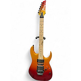 Used Ibanez RG470MB Gold/Orange Solid Body Electric Guitar