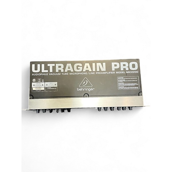 Used Behringer Ultragain Pro MIC2200 Microphone Preamp