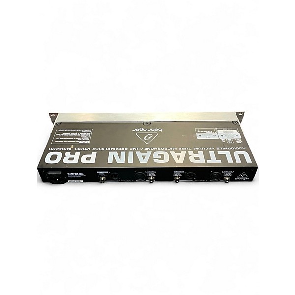 Used Behringer Ultragain Pro MIC2200 Microphone Preamp
