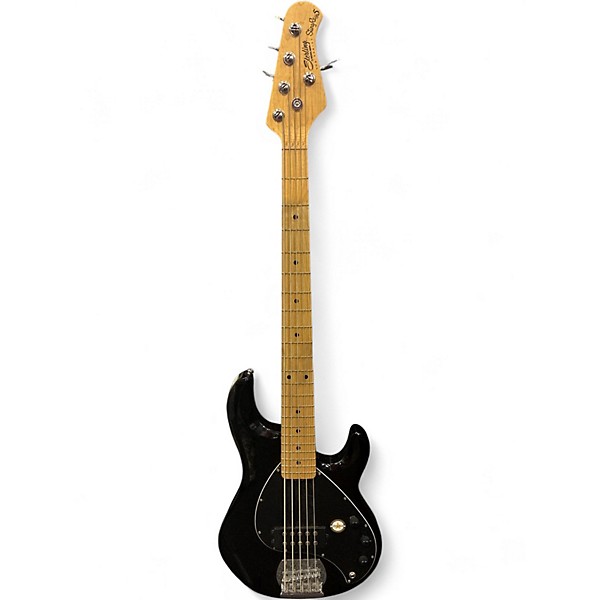 Used Sterling by Music Man StingRay 5 Black Electric Bass Guitar