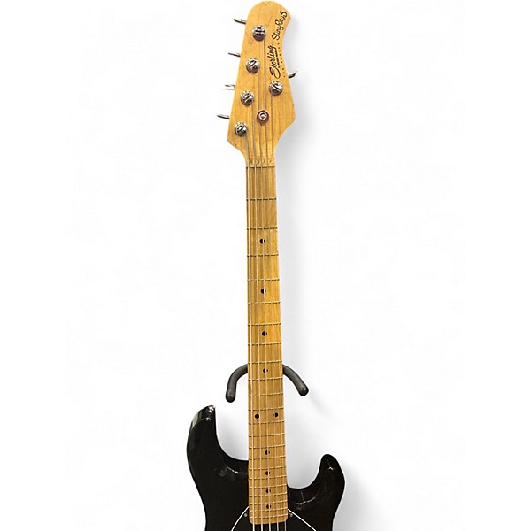 Used Sterling by Music Man StingRay 5 Black Electric Bass Guitar