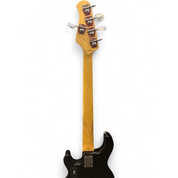 Used Sterling by Music Man StingRay 5 Black Electric Bass Guitar