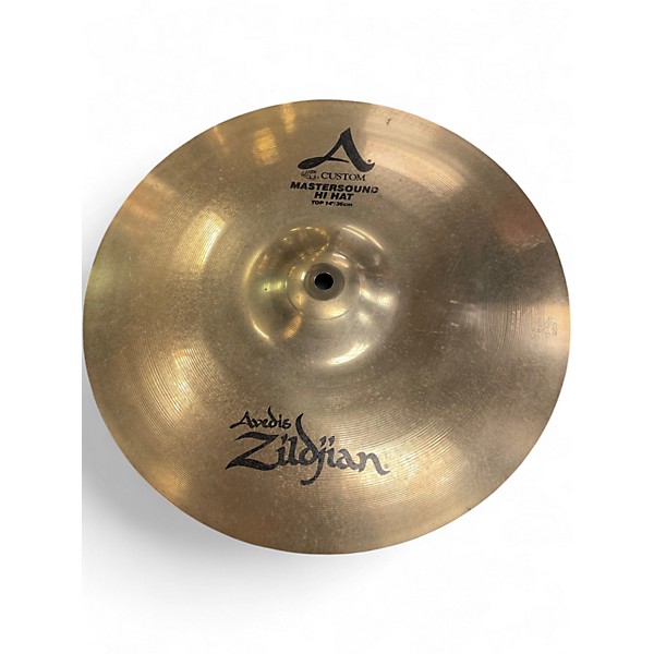 Used Zildjian 14in Mastersound Hi Hat Pair Cymbal