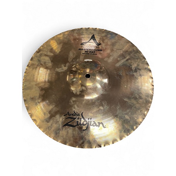 Used Zildjian 14in Mastersound Hi Hat Pair Cymbal