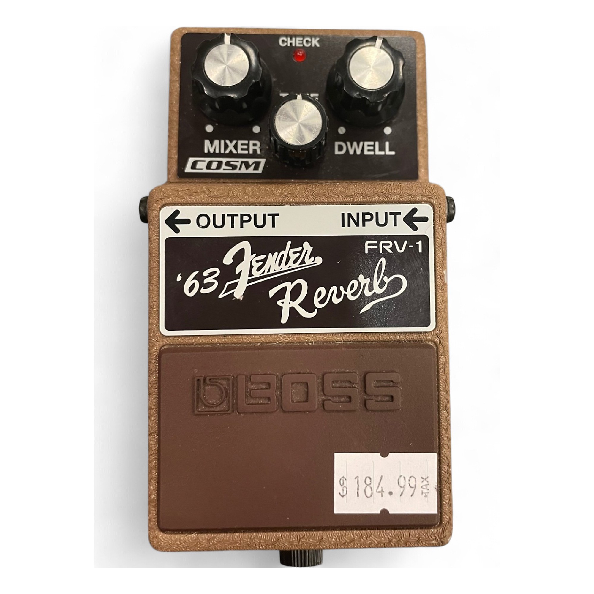 【3/14まで】BOSS ‘63 fender REVERB FRV-1 Used BOSS FRV1 Fender 63 Reverb Effect Pedal | Guitar Center