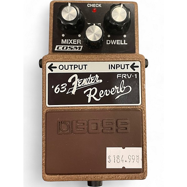 【名機】BOSS ‘63 REVERB FRV-1 Used BOSS FRV1 Fender 63 Reverb Effect Pedal | Guitar Center