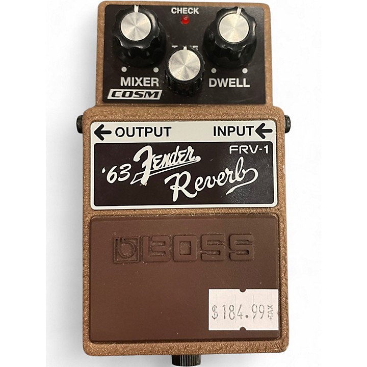ギター Boss FRV-1 '63 Fender Reverb Used BOSS FRV1 Fender 63 Reverb Effect Pedal | Guitar Center