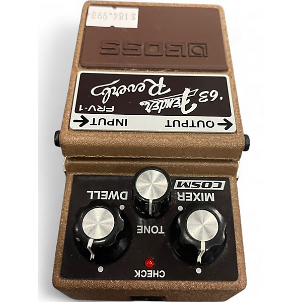 Used BOSS FRV1 Fender 63 Reverb Effect Pedal | Guitar Center