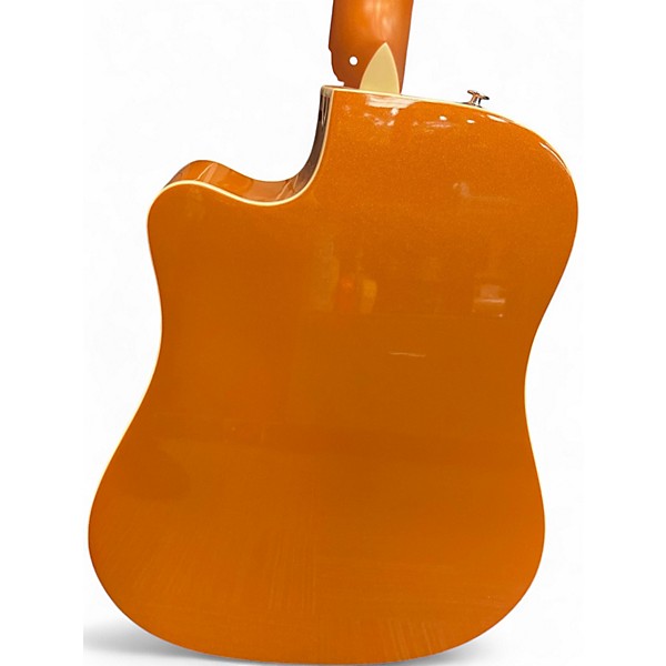 Used Ibanez ALT30 Altstar Metallic Orange Acoustic Electric Guitar