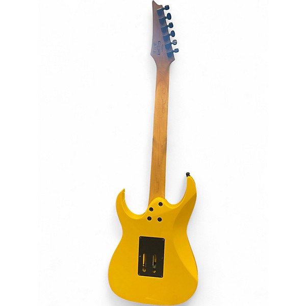 Used Ibanez RG450EXB Graffiti Yellow Solid Body Electric Guitar
