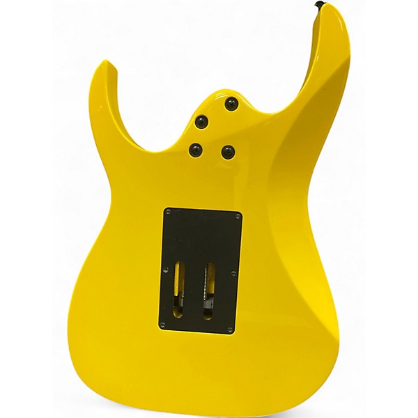 Used Ibanez RG450EXB Graffiti Yellow Solid Body Electric Guitar