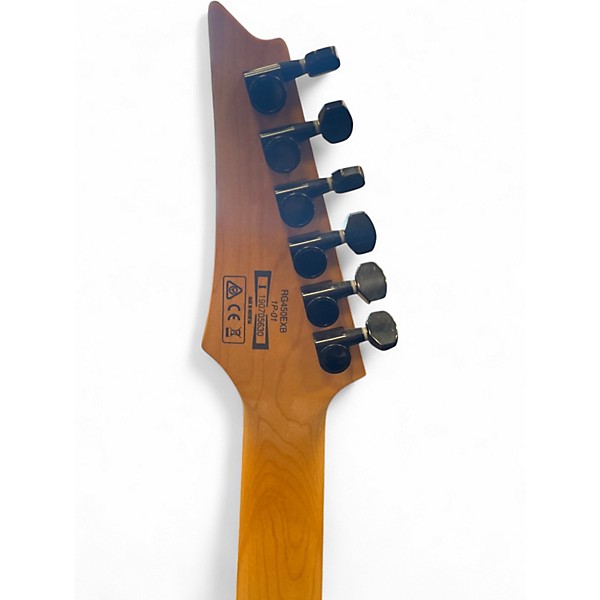 Used Ibanez RG450EXB Graffiti Yellow Solid Body Electric Guitar