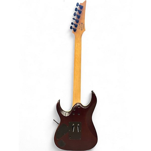 Used Ibanez rgar42mfmt Amber Solid Body Electric Guitar