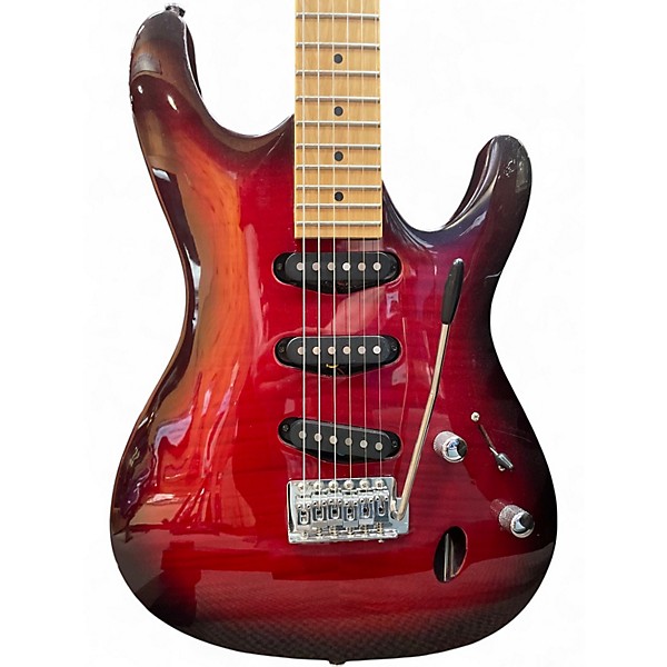 Used Ibanez SA160QM RED Solid Body Electric Guitar