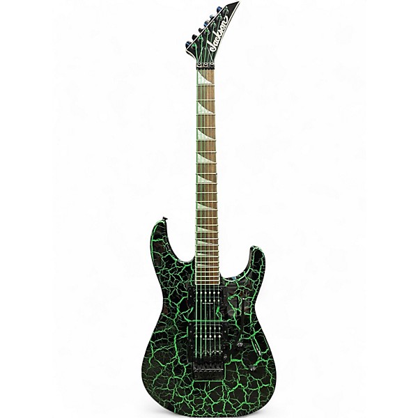 Used Jackson X Series Soloist SLX Green Crackle Solid Body Electric Guitar